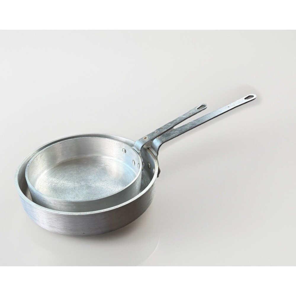Vollrath Wear-Ever Professional Sauté Pan Set Heavy Duty Aluminum 4070 4072 USA